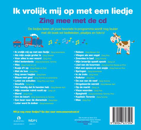 Ik vrolijk mij op met een liedje achterkant