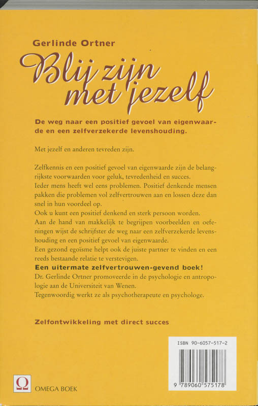 Blij Zijn Met Jezelf achterkant