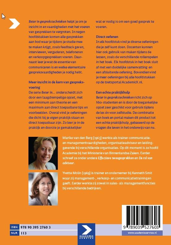 Beter in gesprekstechnieken achterkant