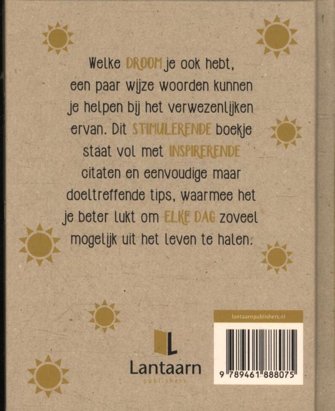 Het kleine boekje over inspiratie achterkant