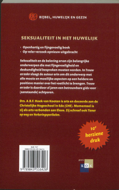 Trouw en teder achterkant