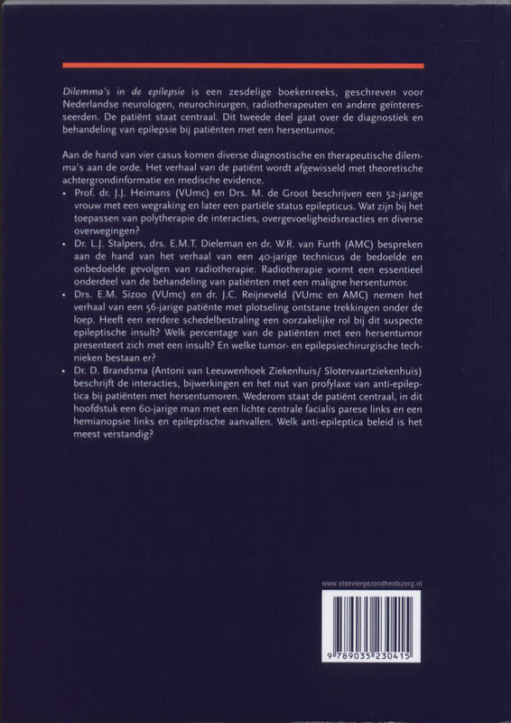 Dilemma's in de epilepsie 2 De patient met een hersentumor achterkant