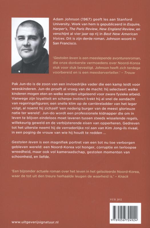 Gestolen leven achterkant