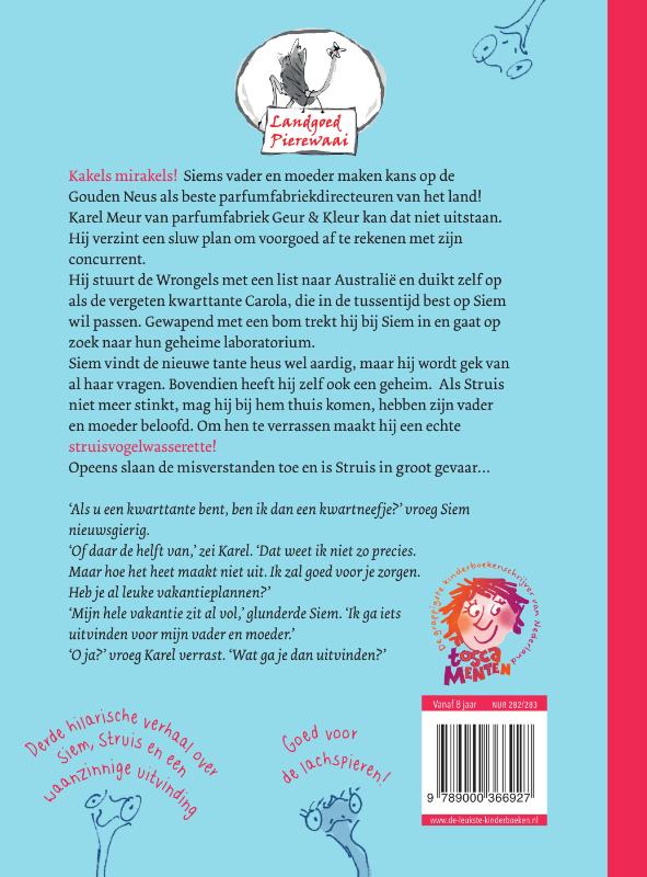 Siem en Struis en De Waanzinnige Schuimbom / Landgoed Pierewaai / 3 achterkant