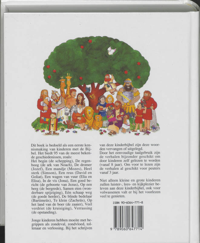 Bijbelverhalen om zelf te lezen achterkant