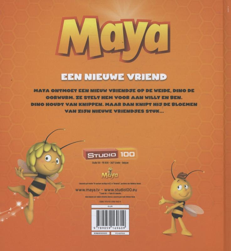 Een nieuwe vriend / Maya achterkant