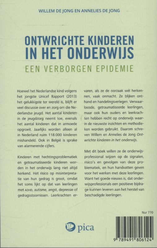 Ontwrichte kinderen in het onderwijs achterkant