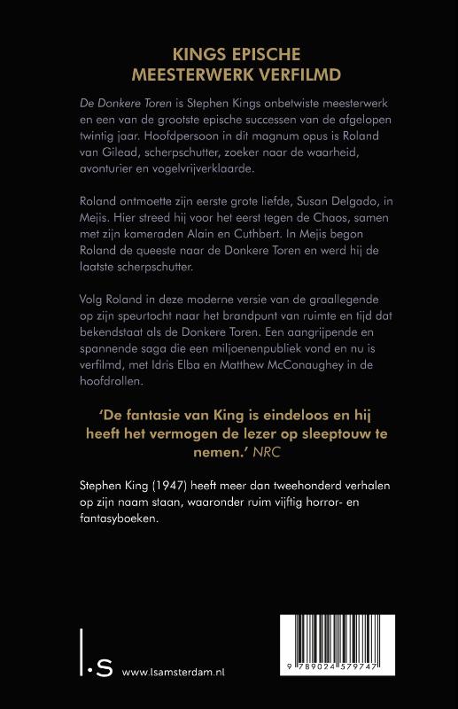 Tovenaarsglas / De donkere toren / 4 achterkant
