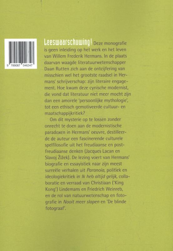 De ernst van het spel achterkant