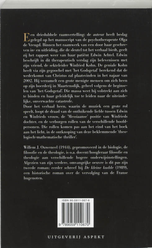 Het Godsgetal achterkant