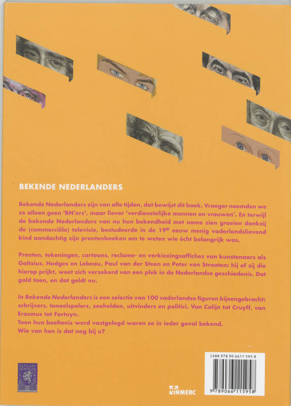 Bekende Nederlanders achterkant