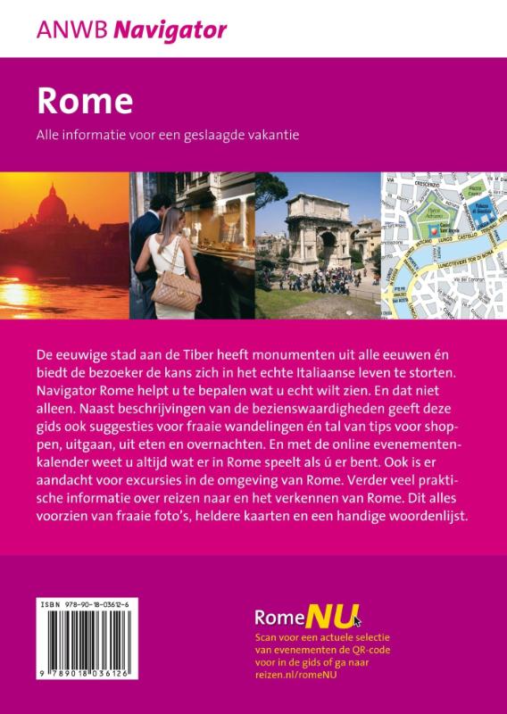 Rome / ANWB navigator achterkant