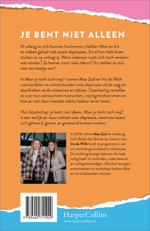 Maar je lacht toch nog? achterkant