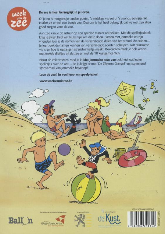 Jommeke omnibus 03. jommeke spelletjesboek - week van de zee achterkant