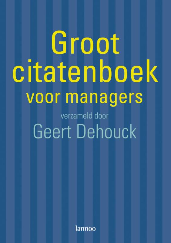 Groot Citatenboek Voor Manager