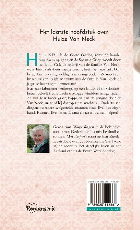 De freule / Zierikzee trilogie / 3 achterkant