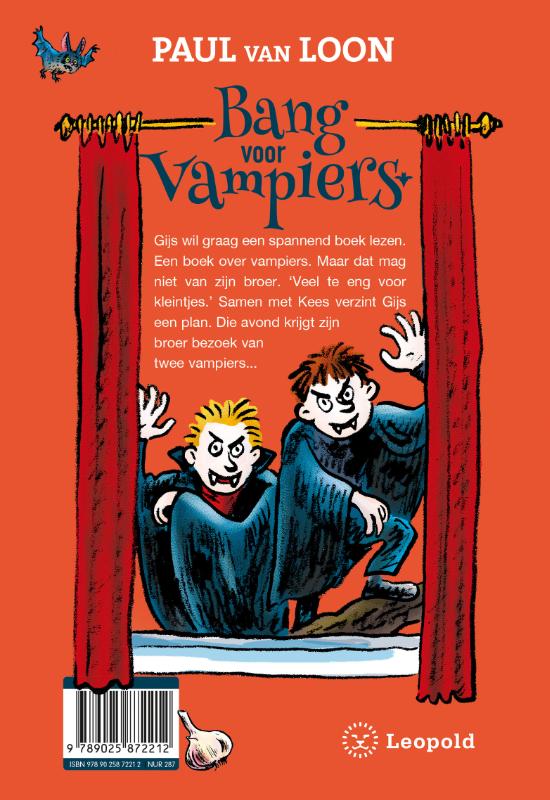 Bang voor vampiers achterkant
