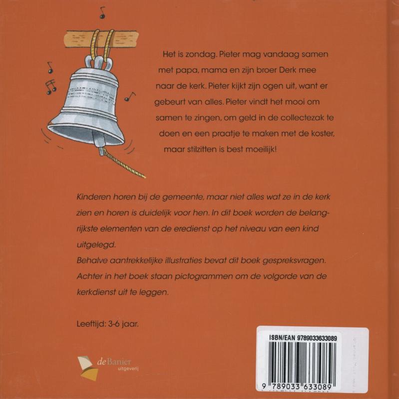Pieter mag mee naar de kerk achterkant