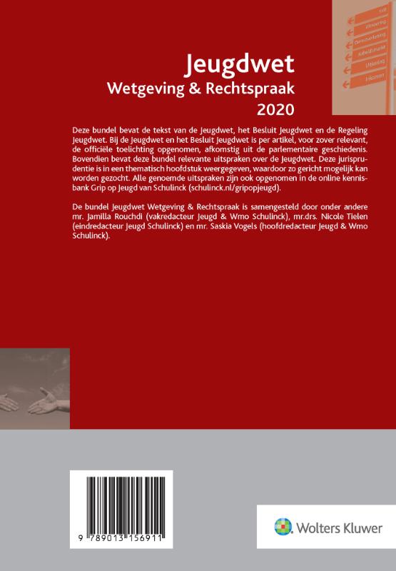 Jeugdwet Wetgeving & Rechtspraak 2020 achterkant