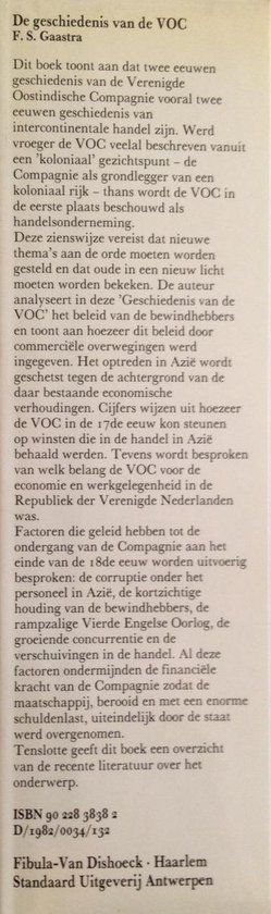 De geschiedenis van de VOC