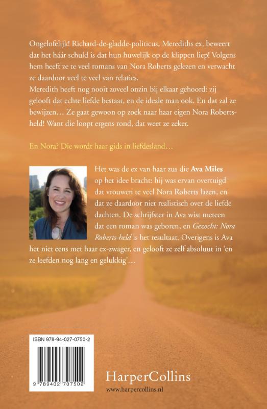 Gezocht: Nora Roberts-held achterkant