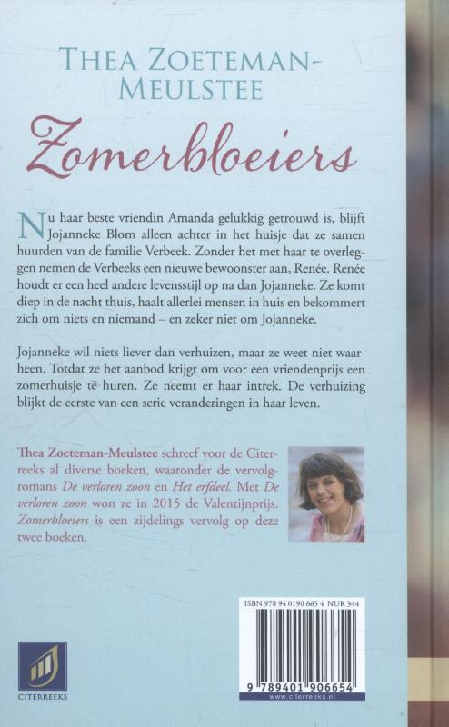 Zomerbloeiers achterkant