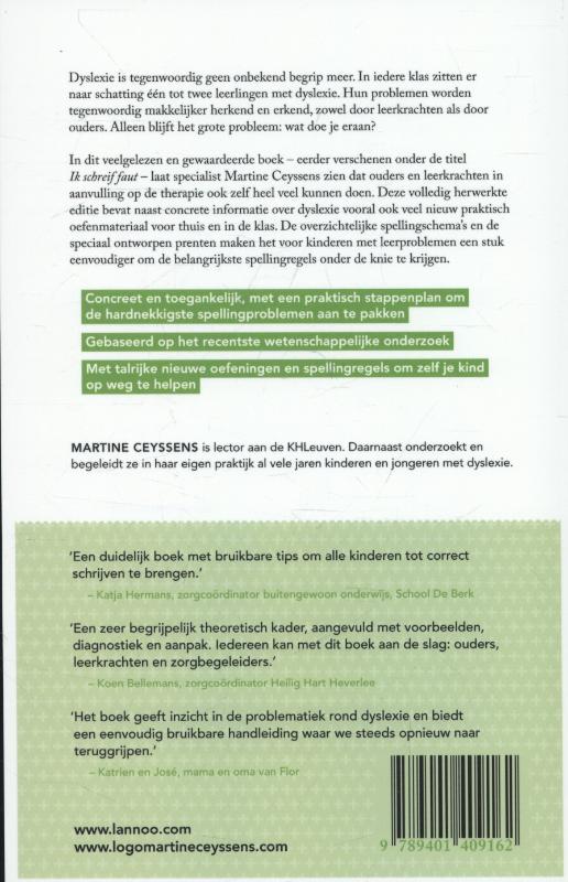 Mijn kind heeft dyslexie achterkant