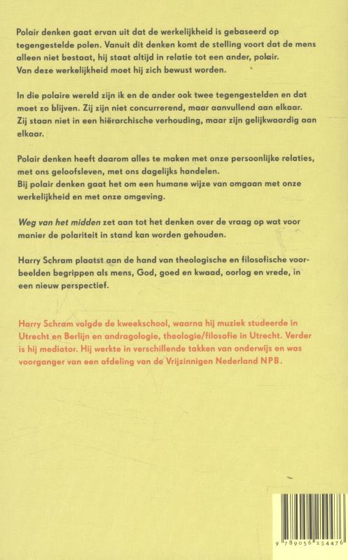 Weg van het midden achterkant