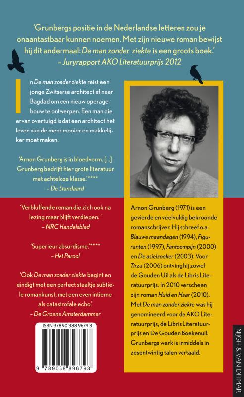 De man zonder ziekte achterkant