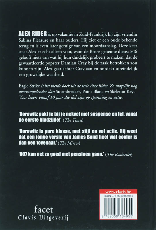 Eagle Strike / Alex Rider / 4 achterkant