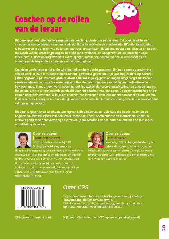 Coachen op de rollen van de leraar achterkant