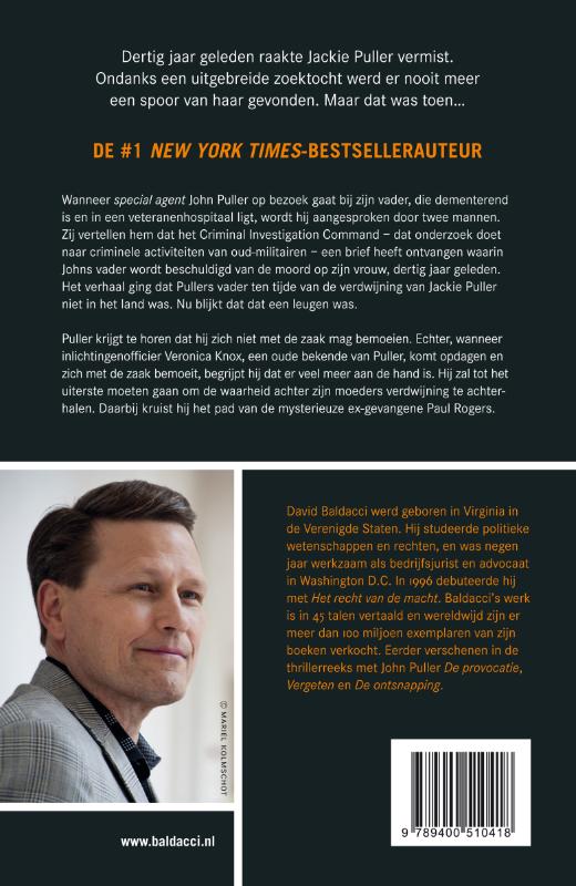 Niemandsland / John Puller achterkant