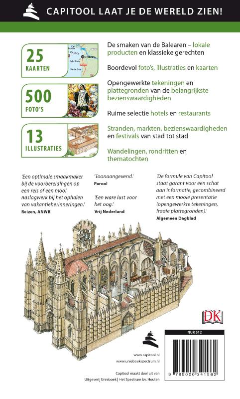 Mallorca, Menorca & Ibiza / Capitool reisgidsen achterkant