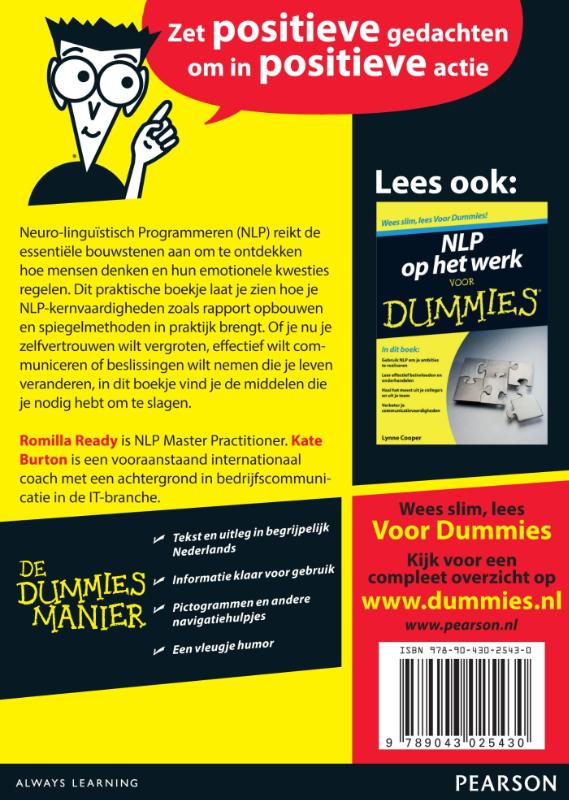 De kleine NLP voor dummies / Voor Dummies achterkant