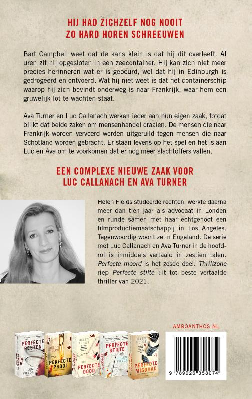 Perfecte moord / D.I. Callanach / 6 achterkant