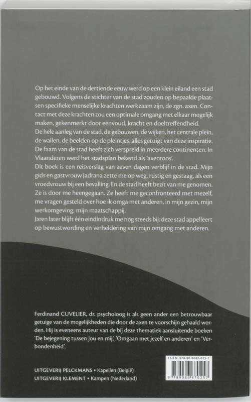 De stad van Axen achterkant