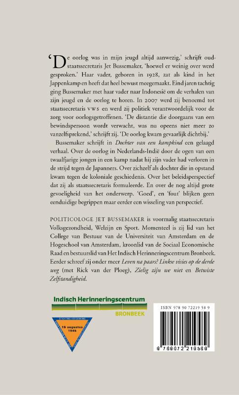 Dochter van een kampkind achterkant