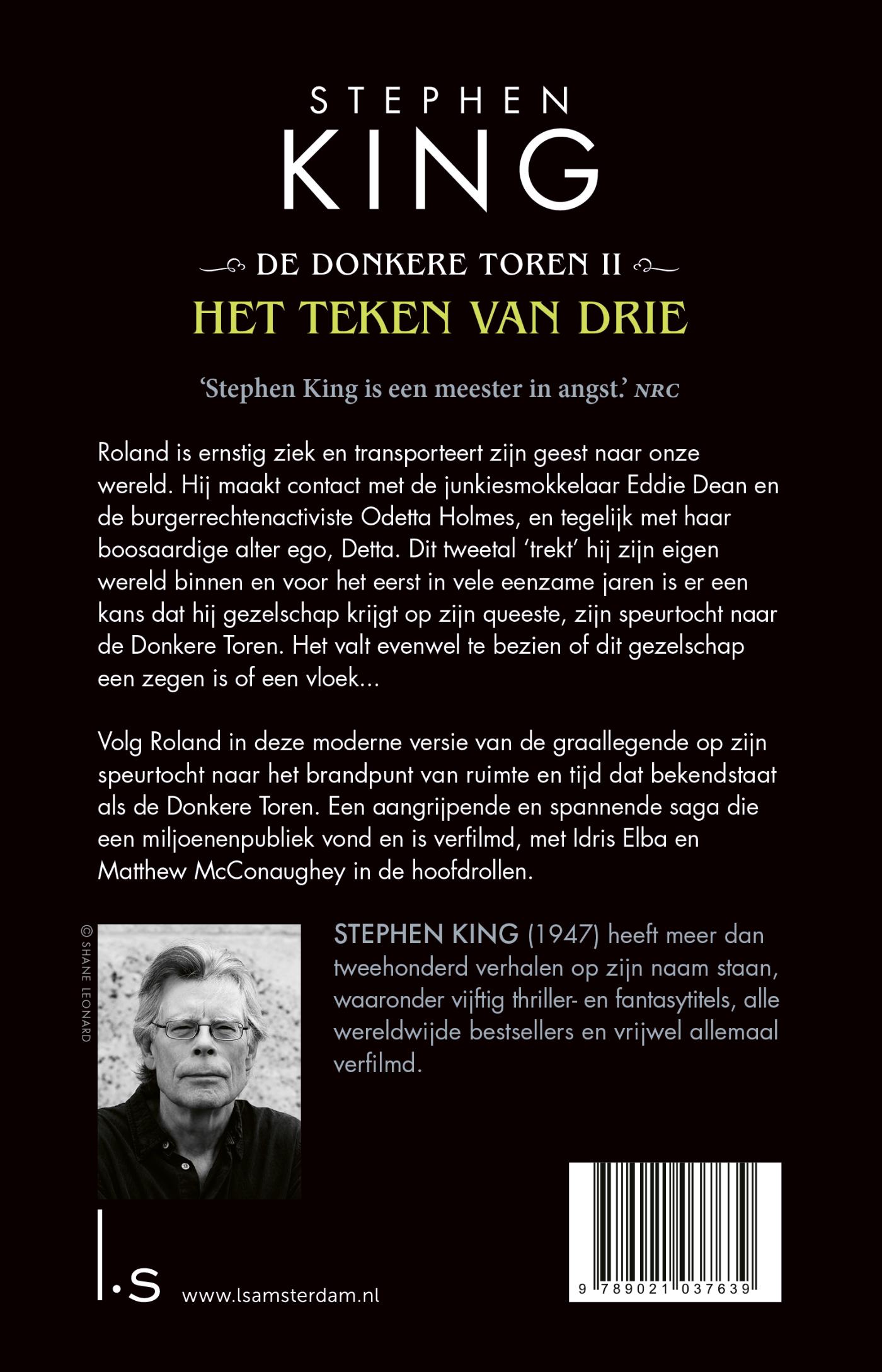 Het teken van drie / De donkere toren / 2 achterkant