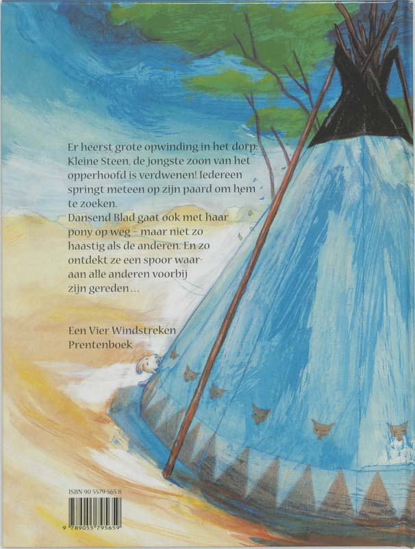 Dansend Blad, Het Indianenmeisje achterkant