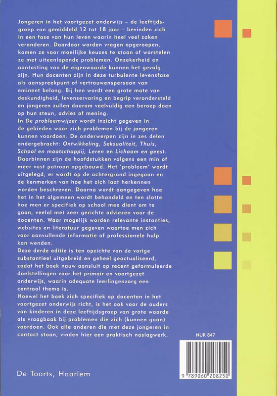 De probleemwijzer Editie voor het voortgezet onderwijs achterkant