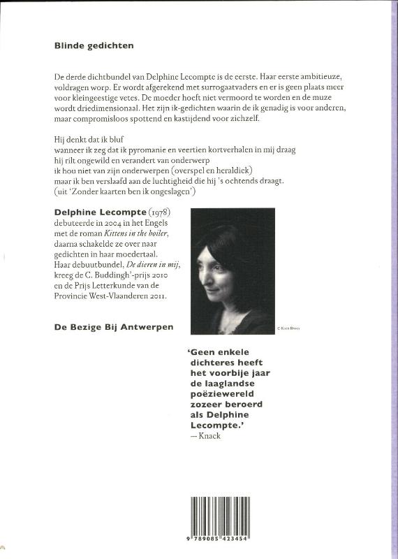 Blinde gedichten achterkant