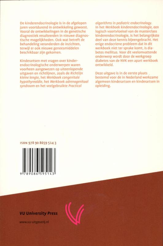 Werkboek Kinderendocrinologie / Werkboeken Kindergeneeskunde achterkant