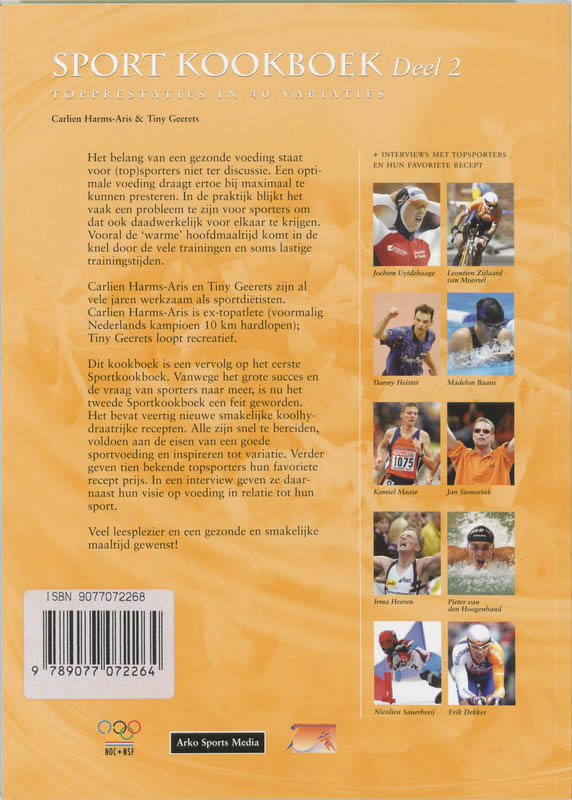 Sportkookboek Dl 2 achterkant