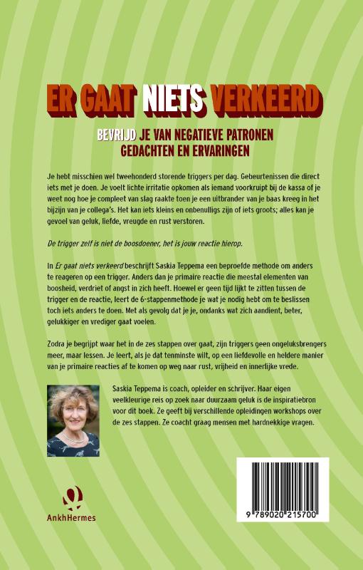 Er gaat niets verkeerd achterkant