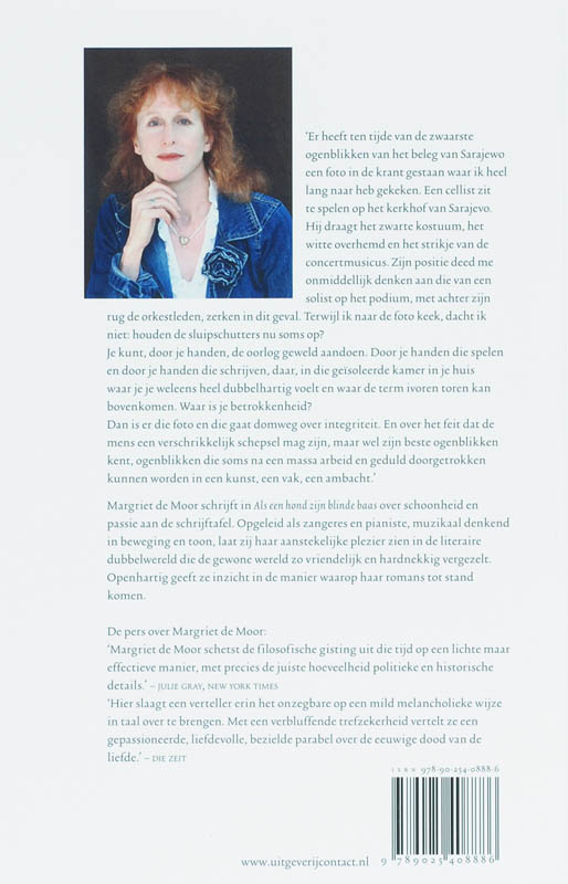 Als een hond zijn blinde baas achterkant