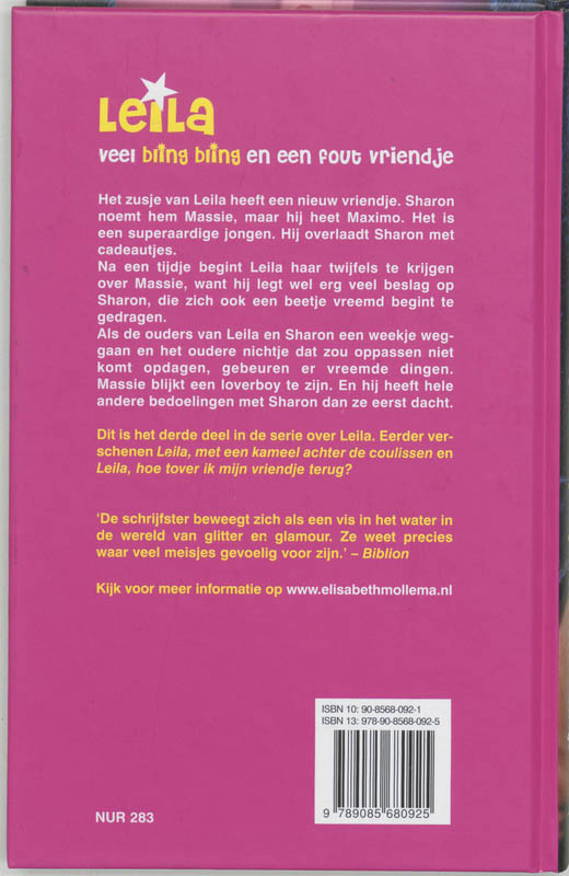 Leila Veel Bling Bling En Een Fout Vriendje achterkant