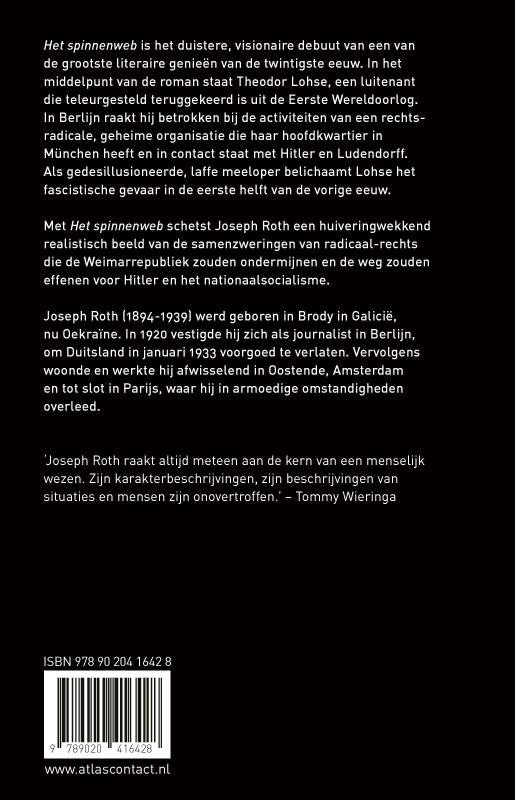 Het spinnenweb / LJ Veen Klassiek / 1 achterkant