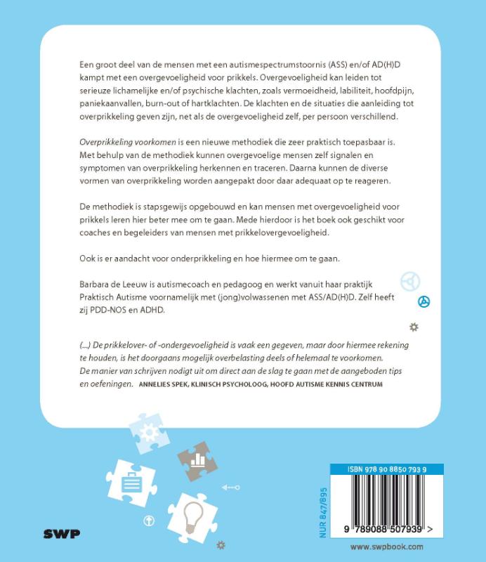 Overprikkeling voorkomen achterkant