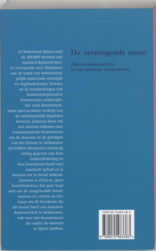 De verzengende muze achterkant
