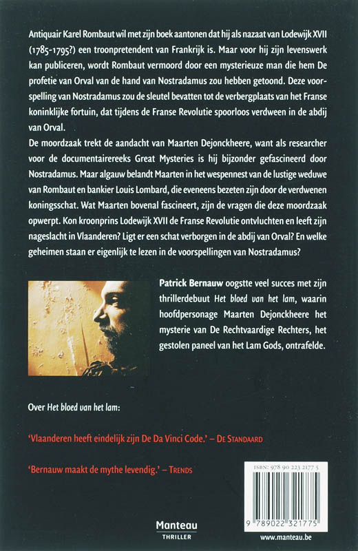 Nostradamus In Orval achterkant